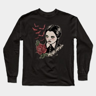 Wednesday Addams Long Sleeve T-Shirt